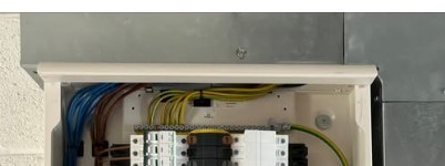 New consumer unit fuse board installation